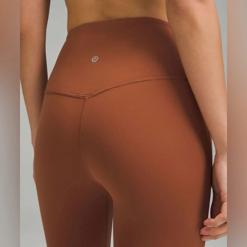Lululemon Flow Y Nulu Longline Bra & Align High Rise Mini Flare Pant Extra Short